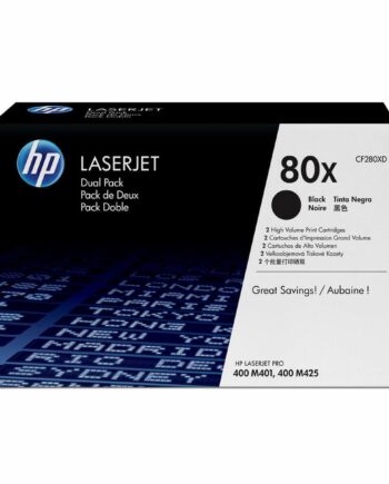 Toner Til Hp Laserjet 80x Sort Original Duopakke