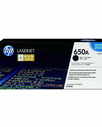 Toner Til Laserprinter Hp 650a Ce270a Sort