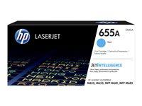 Toner Til Laserprinter Hp 655a Cyan 10 500 Sider Cf451a