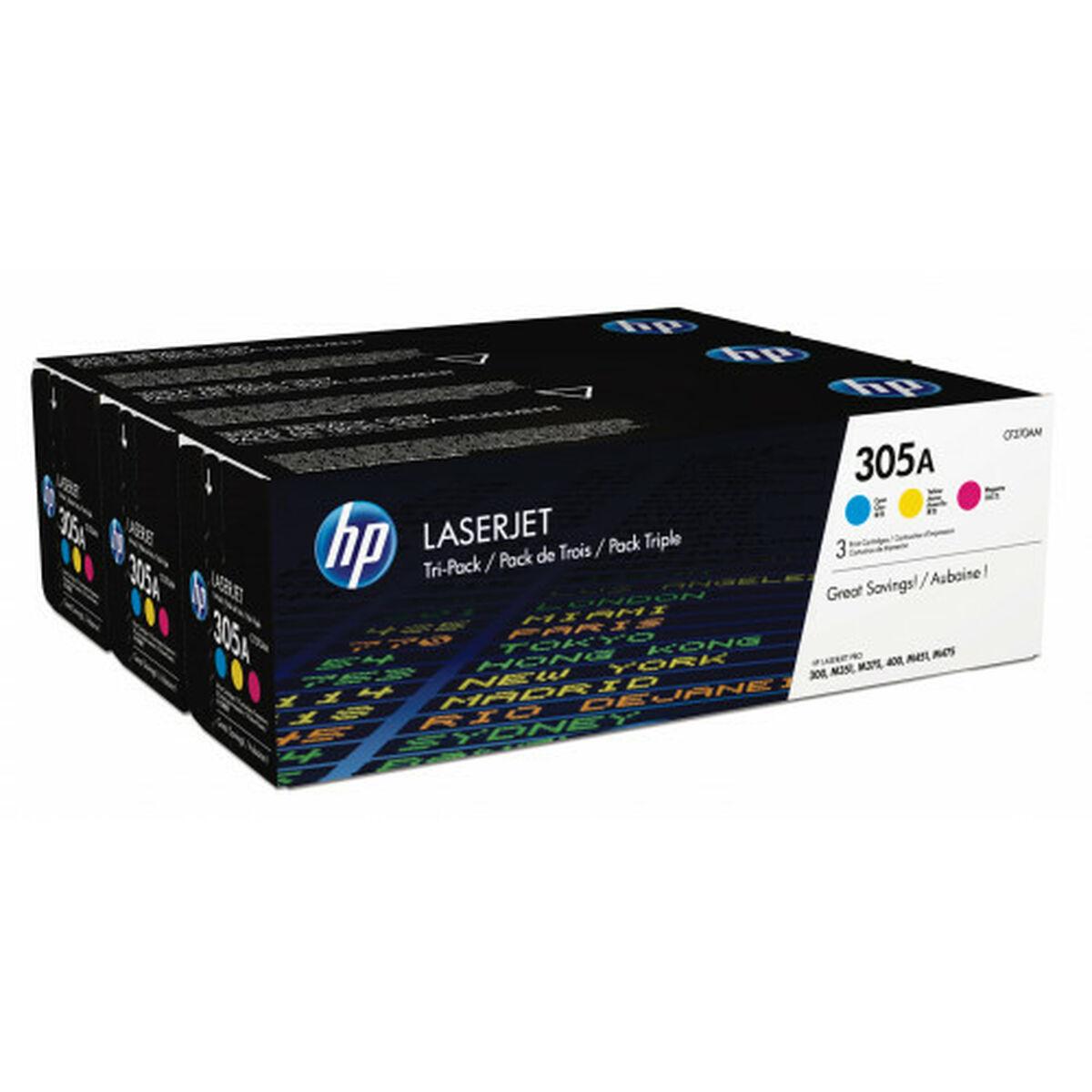 Toner Til Laserprinter Hp 305a Tricolour -pak