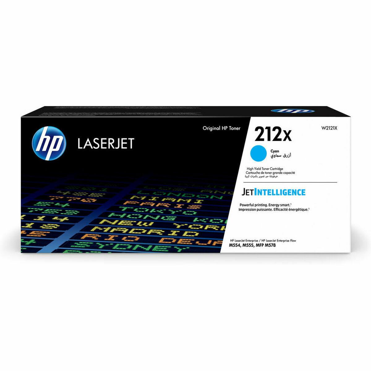 Toner Til Laserprinter Hp 212x Cyan Original