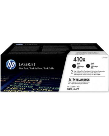 Toner Til Laserprinter Hp 410x Sort  Høj Kapacitet