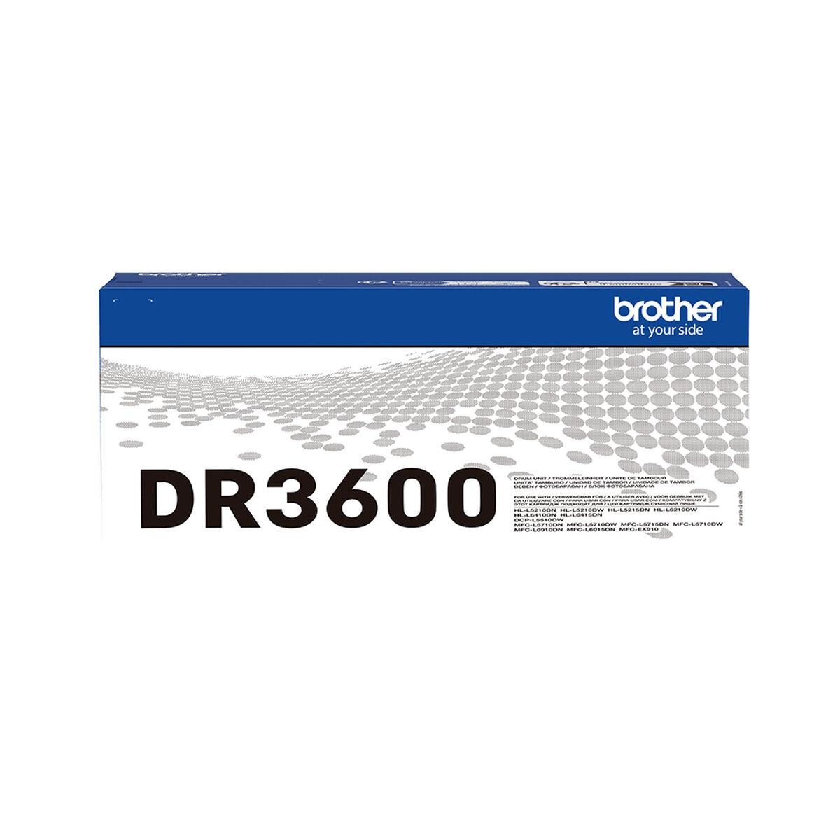 Toner Til Printer Brother Dr3600 Sort Tromleenhed