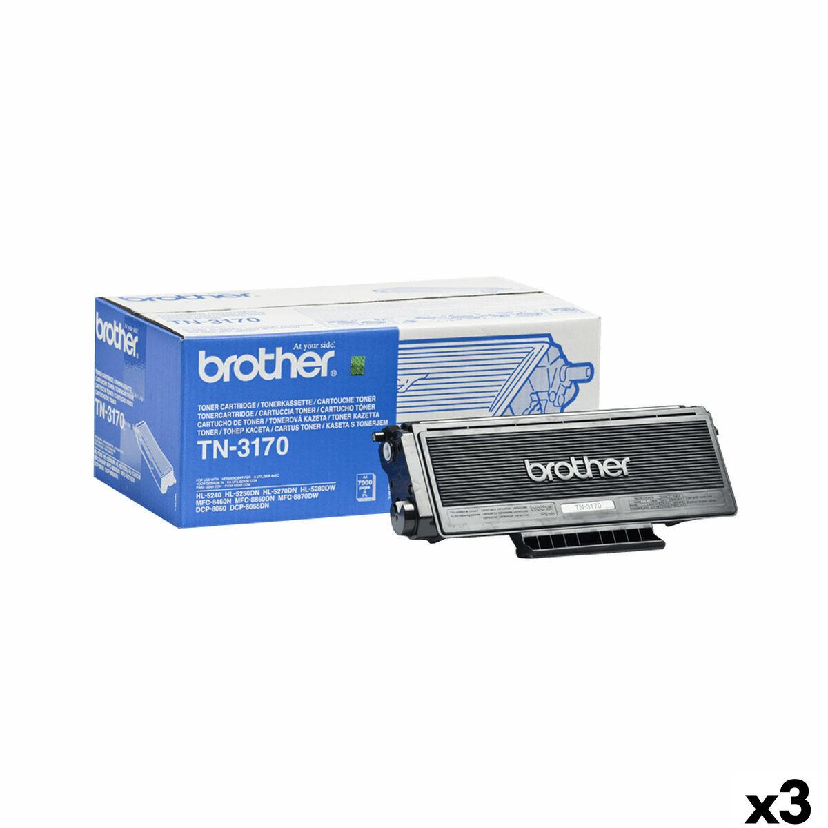 Toner Til Printer Brother Tn3170 Sort -pak