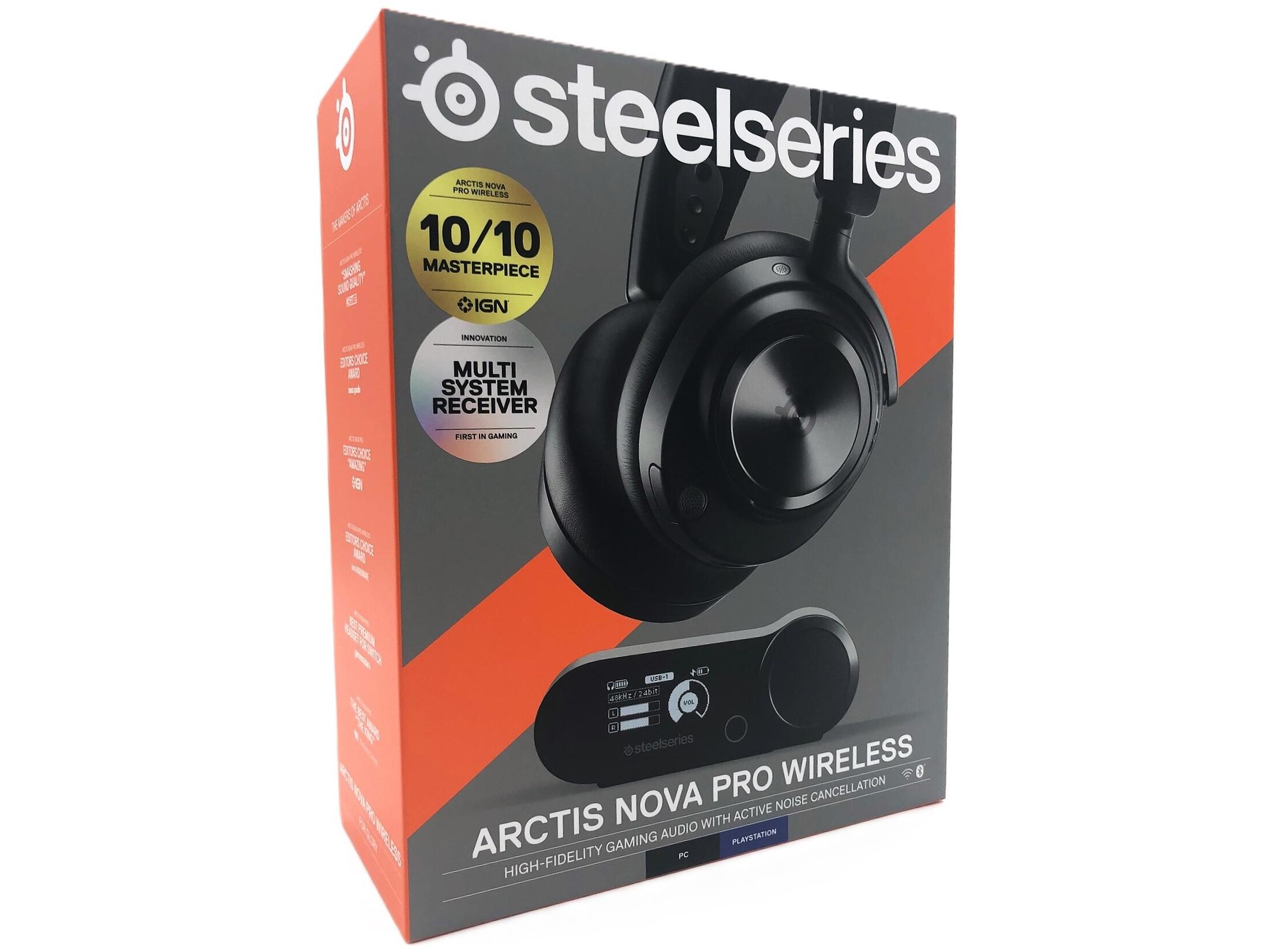 Trådløst Gaming Headset Steelseries Arctis Nova Pro Wireless Sort