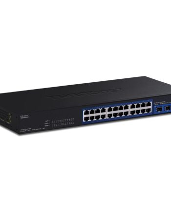 Trendnet Teg-s50284 Netværksswitch 24x Rj45    Porte  Sort