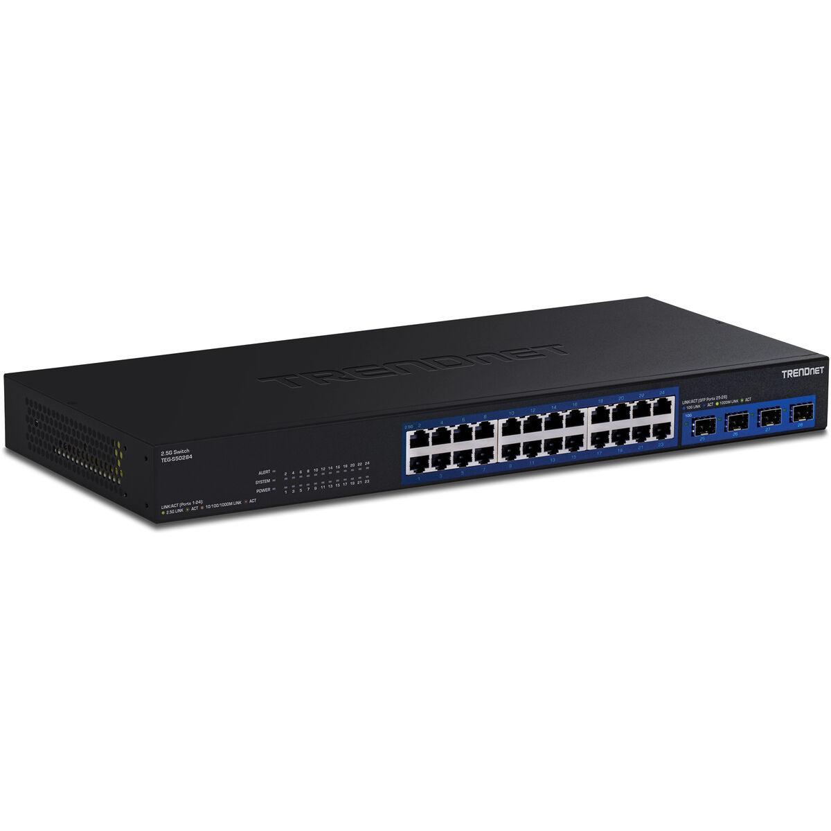 Trendnet Teg-s50284 Netværksswitch 24x Rj45 Porte Sort
