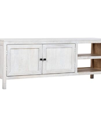 Tv-bænk   Mangotræ Hvid  160   40   60 Cm