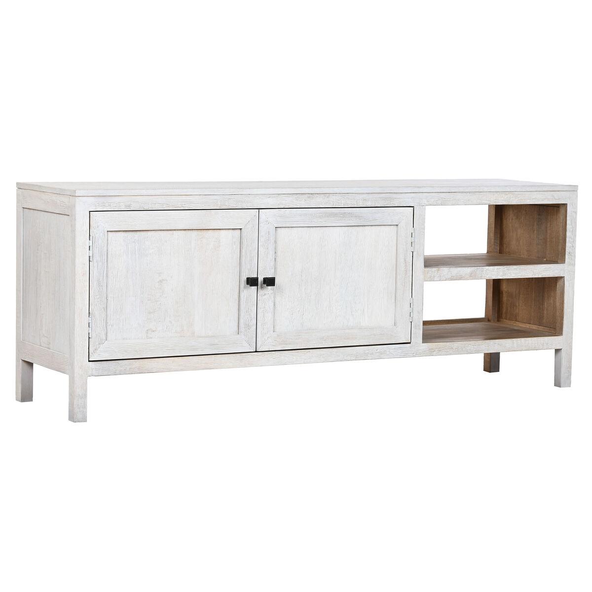 Tv-bænk Mangotræ Hvid 160 40 60 Cm