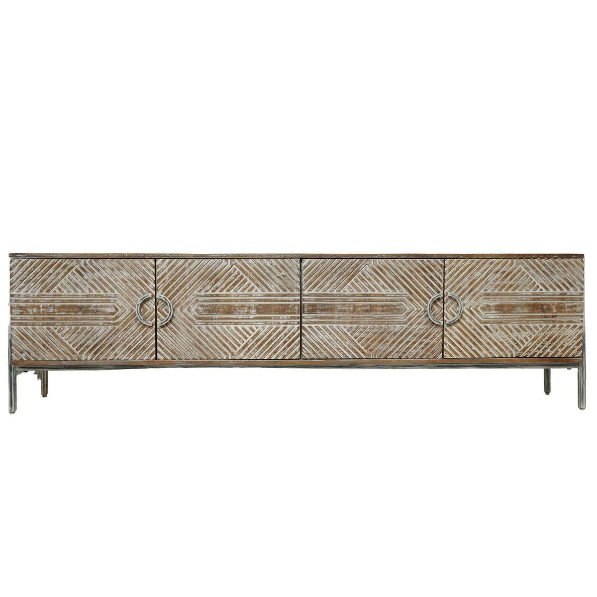 Tv-møbel Mangotræ Hvid 180 40 50 Cm