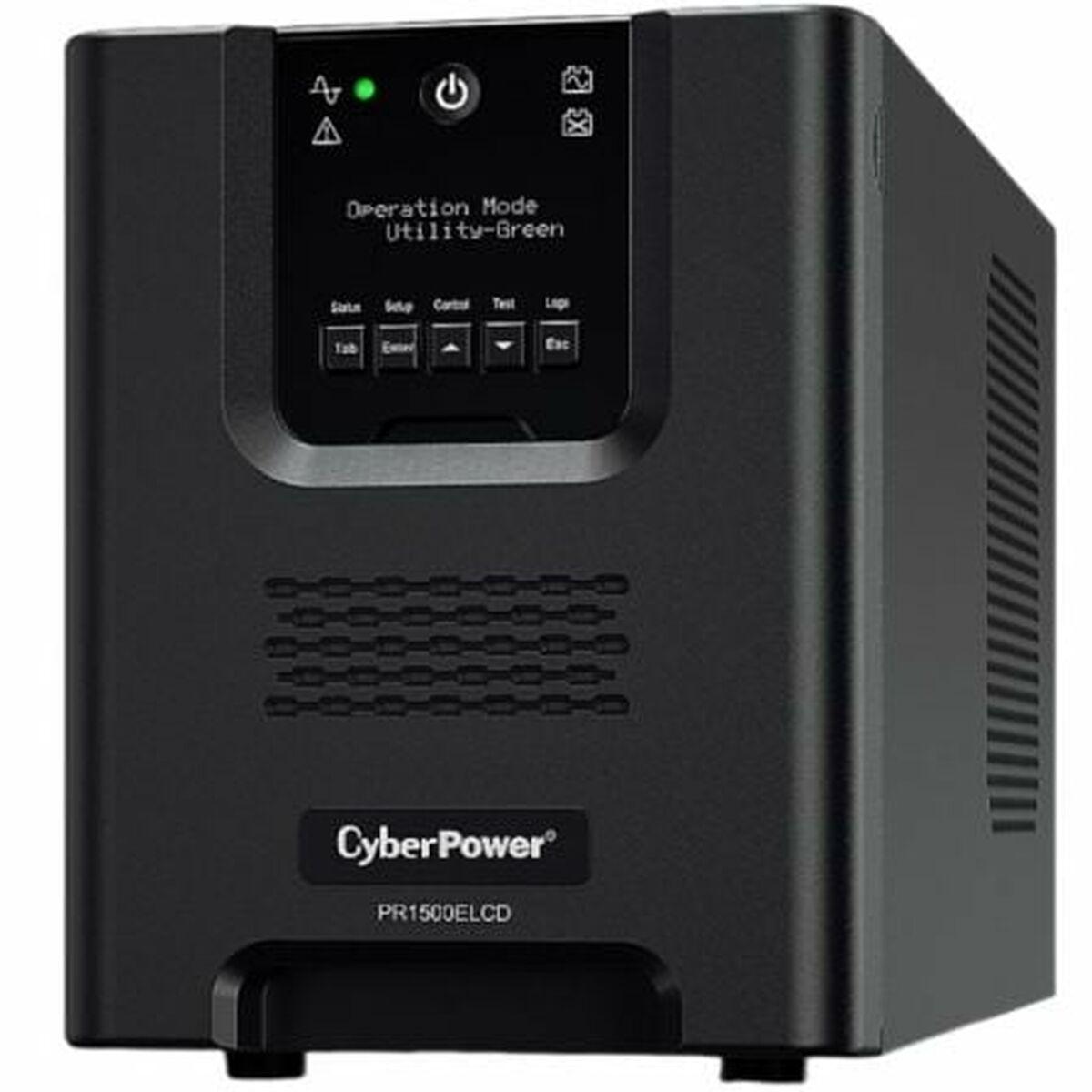 Ups Strømforsyning Cyberpower Pr1500elcd Line-interaktiv 1500 Va 1350