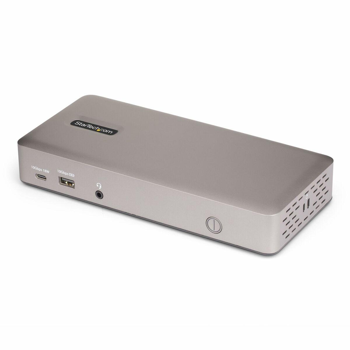 Usb Hub Startech Usb4 Dock Triple Grå