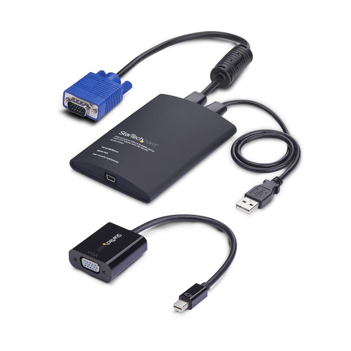 Usb-adapter Startech Notecons02-vga-mdp Vga Til Displayport 1920 1200