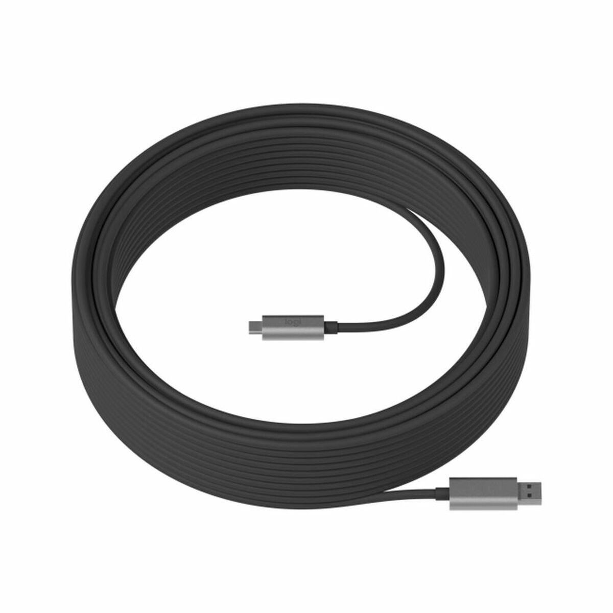 Usb- Kabel Logitech Usb- Til Usb- Sort 10