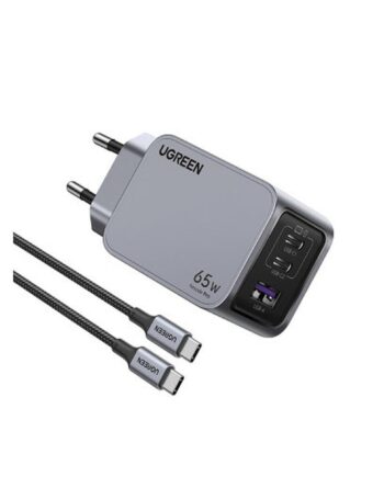 Usb-  Kabel Til Hurtig Opladning Ugreen 65   Grå