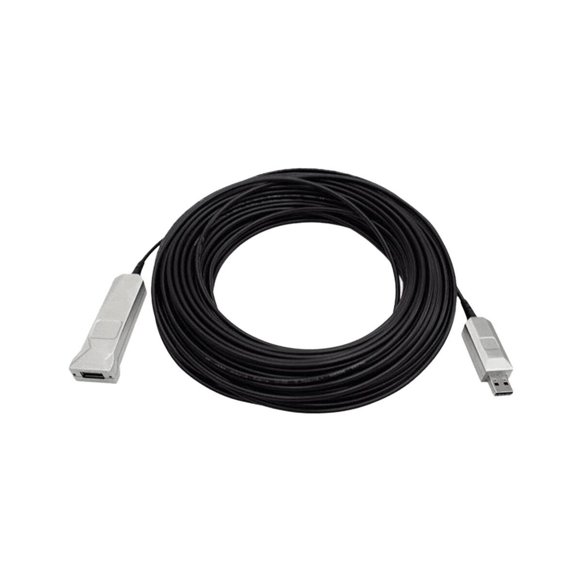 Usb-kabel Aver 20 Usb Forlængerkabel Sort