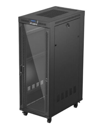 Vægmonteret Rack Kabinet Lanberg Ff01-6032-12bl Sort  Stål  100 Cm Dyb