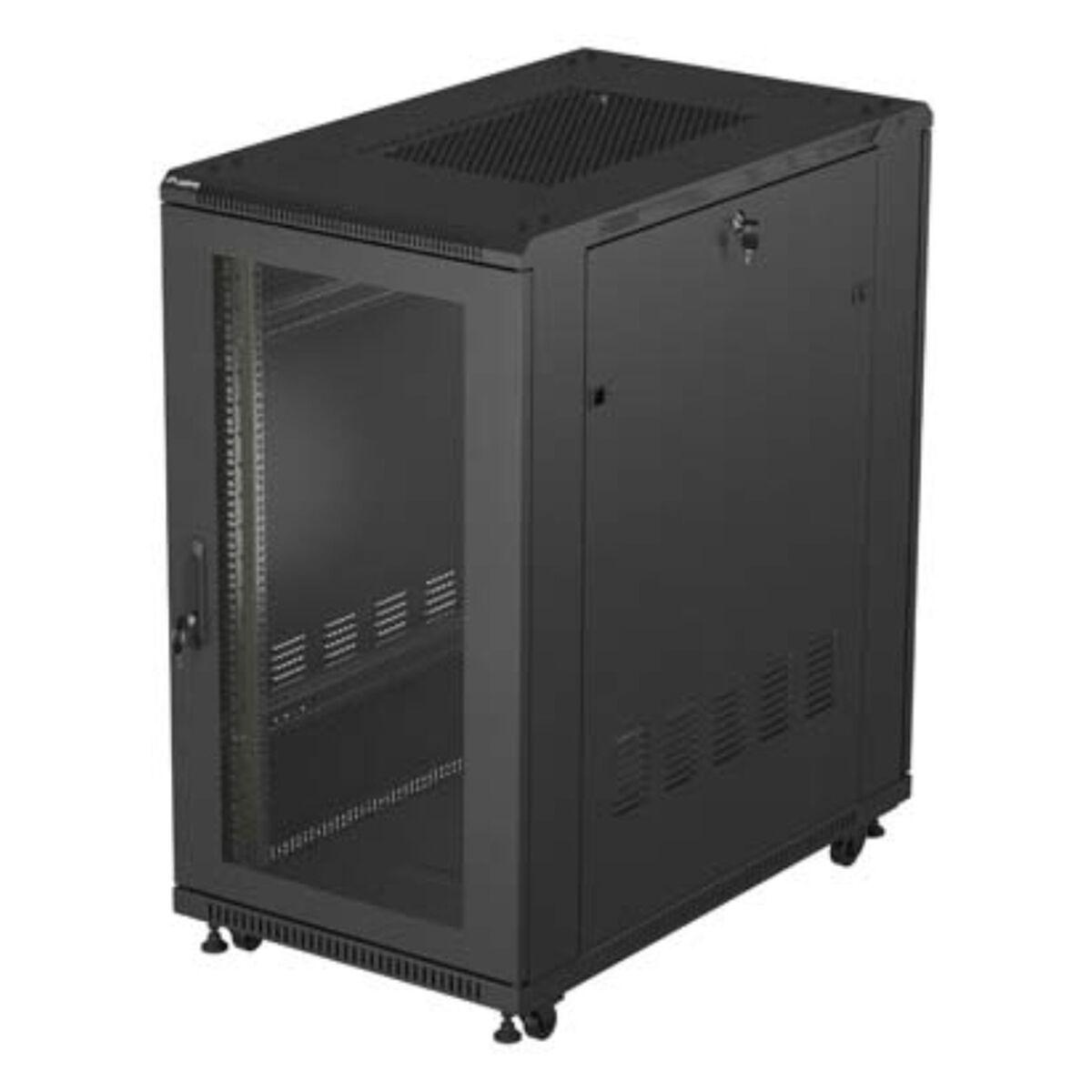 Vægmonteret Rackskab Lanberg Ff01-6022-23b Sort 100 Cm Dyb