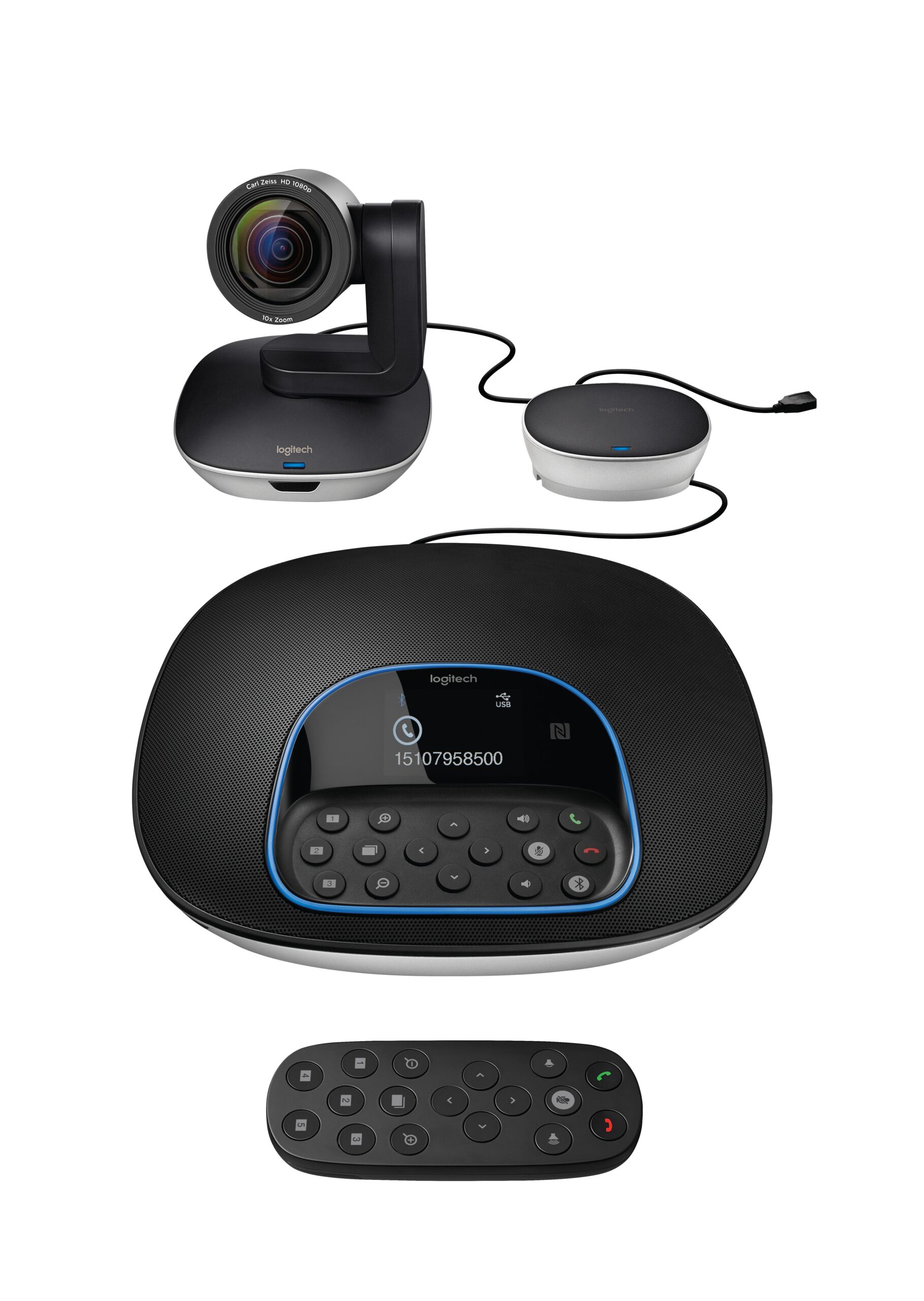 Webcam Logitech Group Videokonferencepakke Med Mikrofon