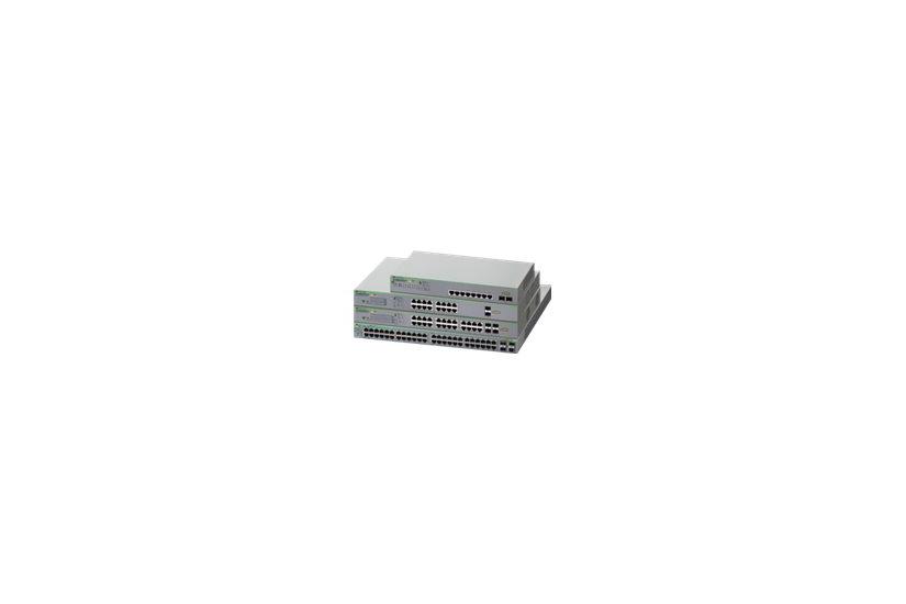 Allied Telesis At Gs950 18ps V2 Switch 16 Porte Smart Monterbar På Stativ