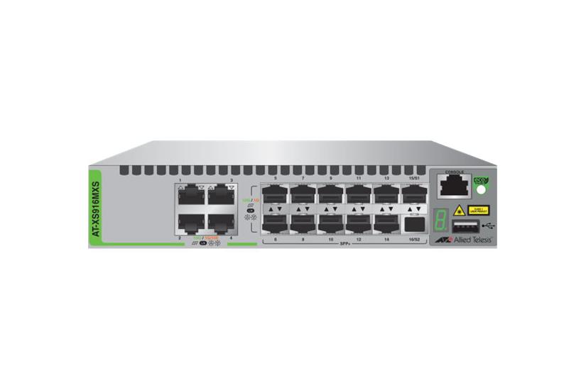 Allied Telesis At Xs916mxs Switch 16 Porte Administreret Monterbar På Stativ
