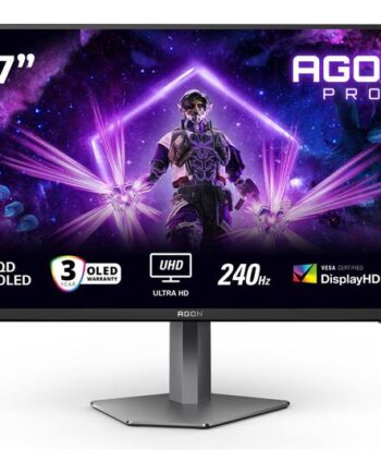 Aoc Agon Pro Ag276uzd Skærm 27 Quot  Vesa Adaptive-sync   5ms   3ms   03ms 4k Uhd 3840x2160 Ved 160hz
