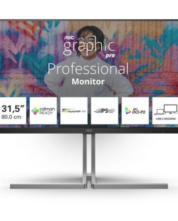 Aoc U32u3cv Skærm Wled 32 Quot  Amd Adaptive-sync Nano Ips 4ms 4k 3840x2160 Ved 60hz