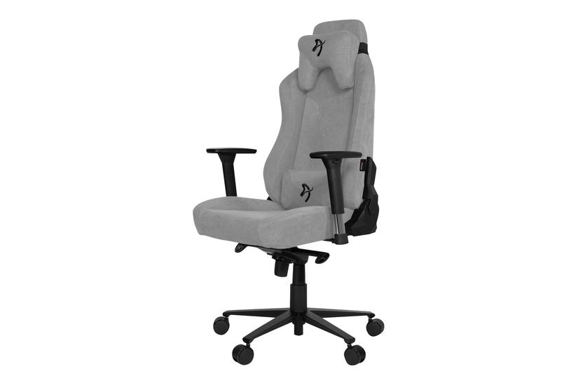 Arozzi Vernazza Soft Fabric Gaming Stol Sort Lysegrå