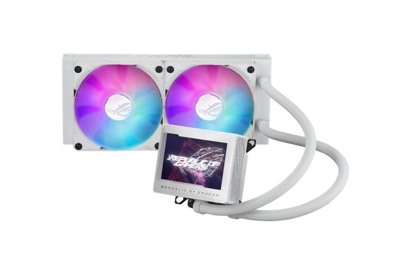 Asus Rog Ryujin Iii 240 Argb White Edition Processors Flydende Kølesystem