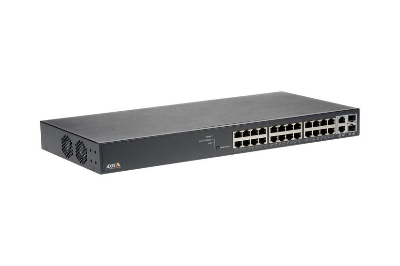 Axis T8524 Poe Network Switch Switch 24 Porte Administreret Monterbar På Stativ