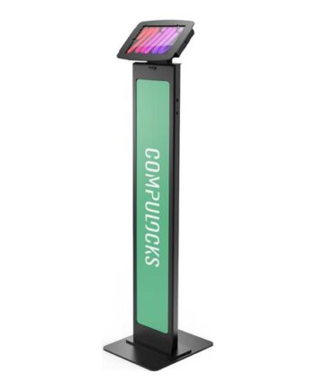 Compulocks Ipad Mini     Quot  Space Enclosure Brandable Floor Stand Monteringssæt For Tablet Kan Brandes Sort