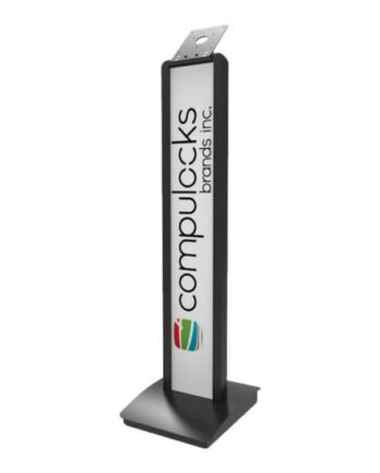 Compulocks Vesa Brandable Floor Stand Stativ For Tablet Sort