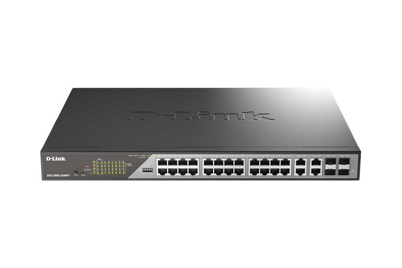 -link Dss 200g-28mpp Switch 24 Porte Administreret Monterbar På Stativ
