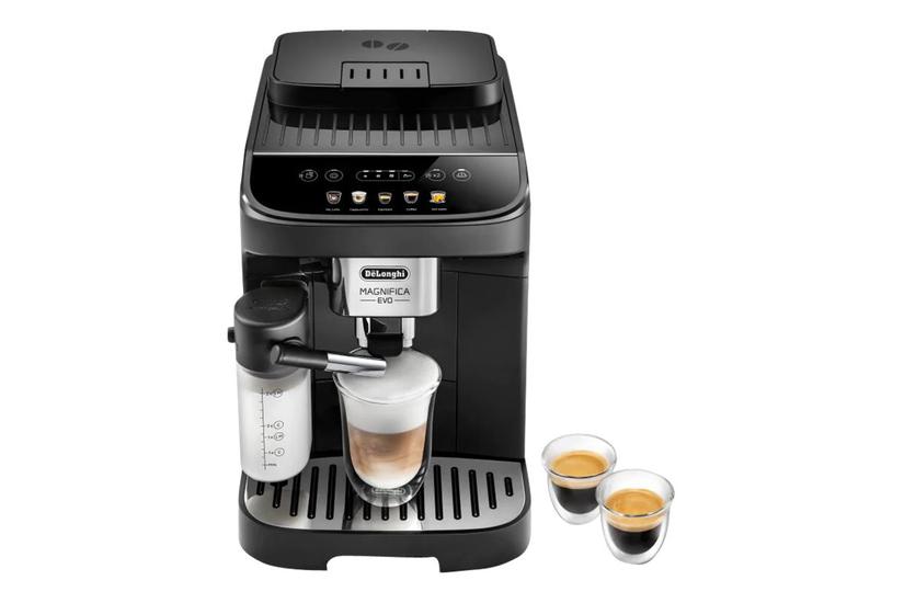 De Longhi Magnifica Evo Ecam290 61 Automatisk Kaffemaskine Med Mælkeskummer 15 Bar Sort