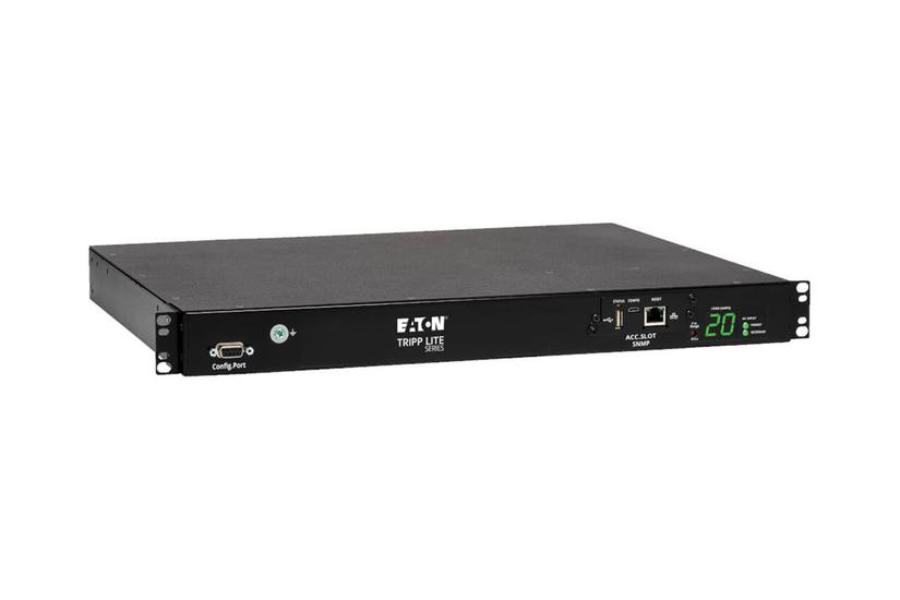 Eaton Tripp Lite Series Pdu Switched Ats 200-240v 16 20a C13 C19 C20 Horizontal 1urm Horizontal Rackmount Strømfordelingsenhed Kw