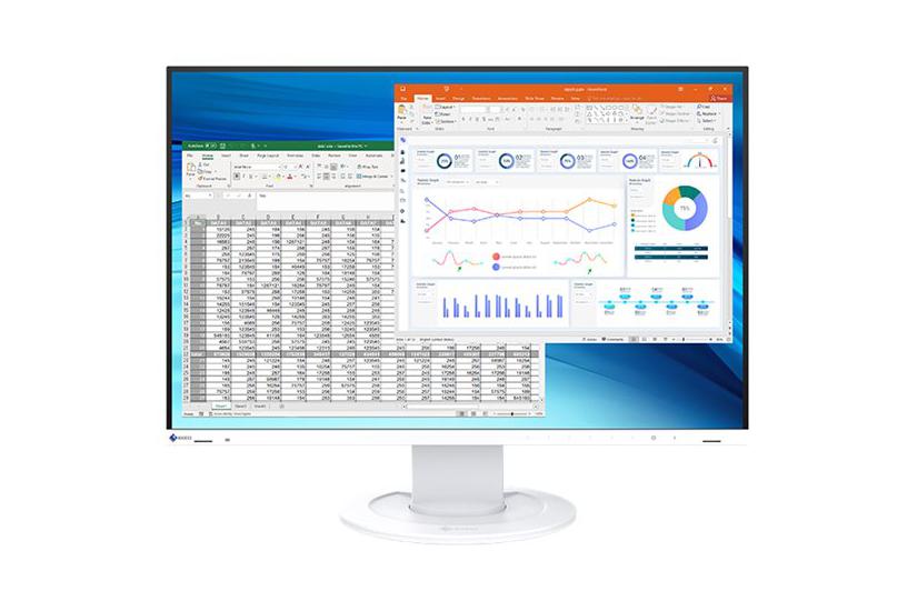 Eizo Flexscan Ev2410r-wt Skærm Led Baglys 24 Quot Ips 5ms Wuxga 1920x1200