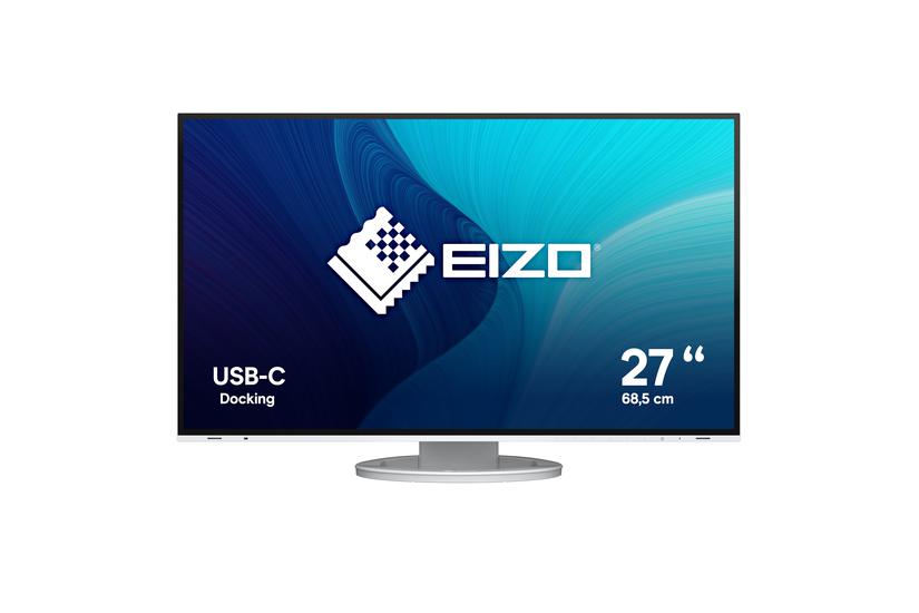 Eizo Flexscan Ev2781-wt Skærm Led Baglys 27 Quot Ips 5ms Qhd 2560x1440 Ved 60hz