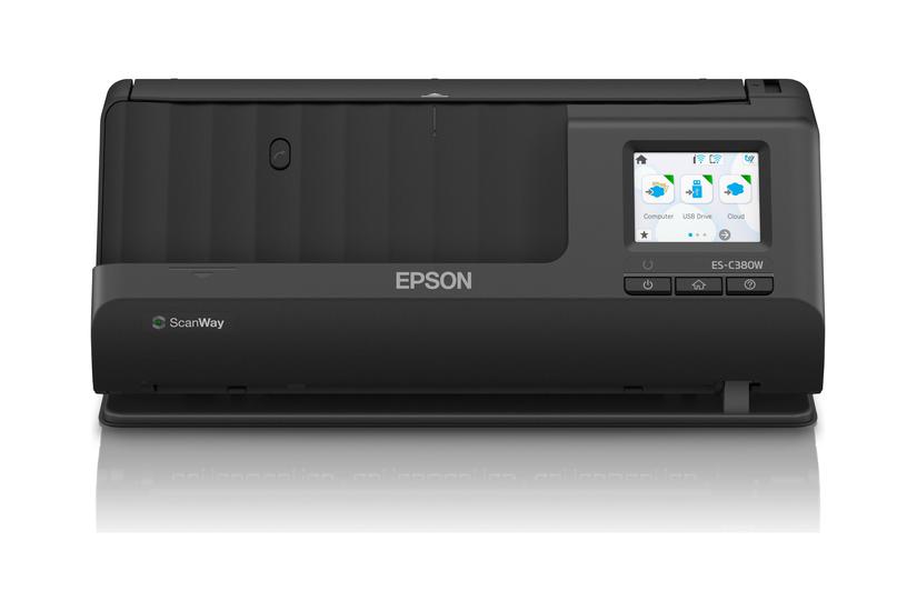 Epson Es-c380w Scanner Med Papirfødning Desktopmodel Usb Wi-fi