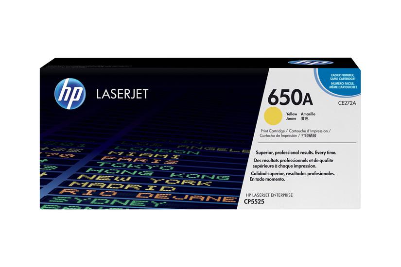 Hp 650a Gul Original Laserjet Tonerpatron Ce272a