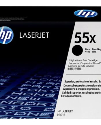 Hp 55x Højtydende Sort Original Laserjet Tonerpatron  Ce255x