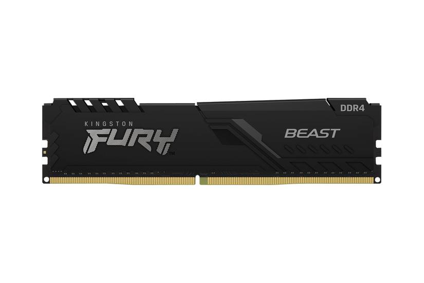 Kingston Fury Beast 64gb:4x16gb Ddr4 Ram 3600mt Dimm 288-pin Ikke-ecc Cl18