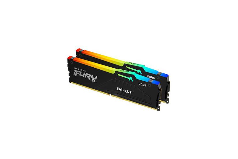 Kingston Fury Beast Rgb 64gb: 2x32gb Ddr5 Ram 5600mhz Cl40 Xmp