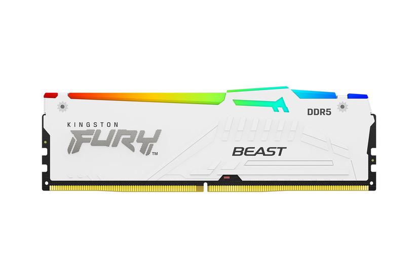 Kingston Fury Beast Rgb 32gb:2x16gb Ddr5 Ram 5200mt Dimm 288-pin On-die Ecc Cl40