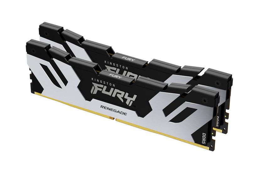 Kingston Fury Renegade Silver 96gb:2x48gb Ddr5 Ram 6400mt Dimm 288-pin On-die Ecc Cl32