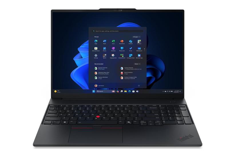 Lenovo Thinkpad E16 Gen 21sr Bærbar Pc Intel Core Ultra Serie 255h Ghz 32 Gb Ddr5 512 Gb Ssd 2242 Pcie X4 Tcg Opal Encryption Nvm Express Nvme 16 Quot Ips