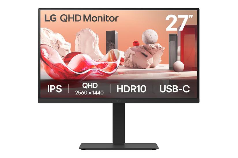 Lg 27ba75qb- Skærm Led Baglys 27 Quot Ips 5ms Qhd 2560x1440 Ved 100hz