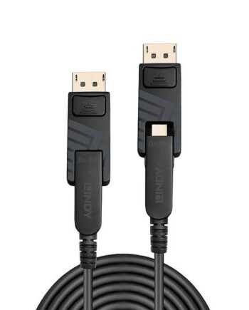 Lindy 38482 Displayport Kabel 30   Mini Displayport Sort