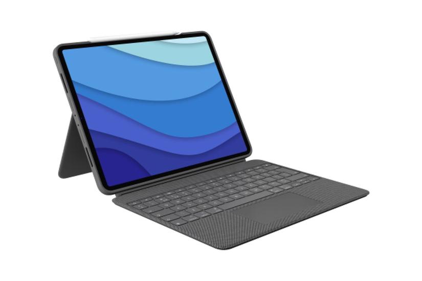 Logitech Combo Touch Tastatur Og Folio-kasse Med Trackpad Qwerty Nordisk Dansk Finsk Norsk Svensk Grafit Indgangsudstyr