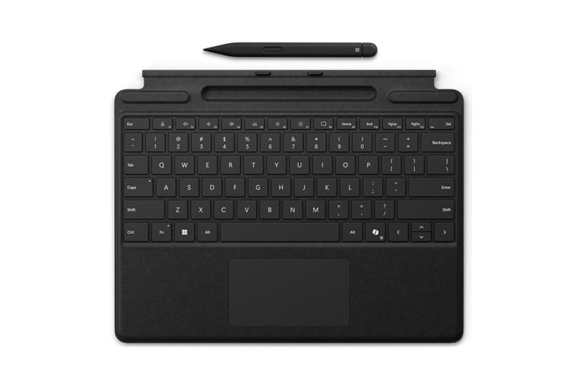 Microsoft Surface Pro Flex Keyboard Tastatur Med Accelerometer Trackpad Surface Slim Pen Opbevaring Og Opladningsbakke Sort Med Slim Pen Indgangsudstyr