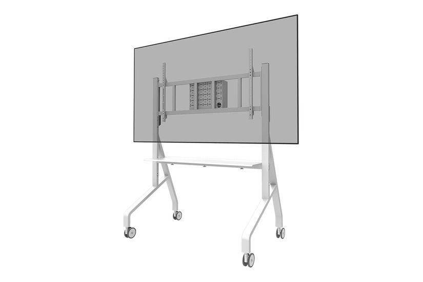 Neomounts Fl50-575wh1 Vogn Med Hjul Robust For Displaystander Gulvstander Hvid